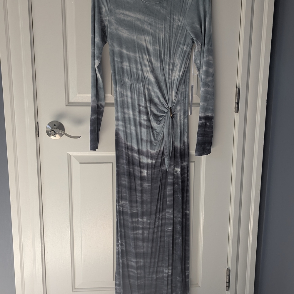 NWT- YF&B Tie-Dye Long Sleeve Maxi Dress
